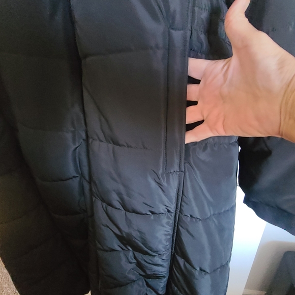 Torrid  Long Black Winter Parka With Faux Fur Hood Plus Size 18/20 - Picture 4 of 13